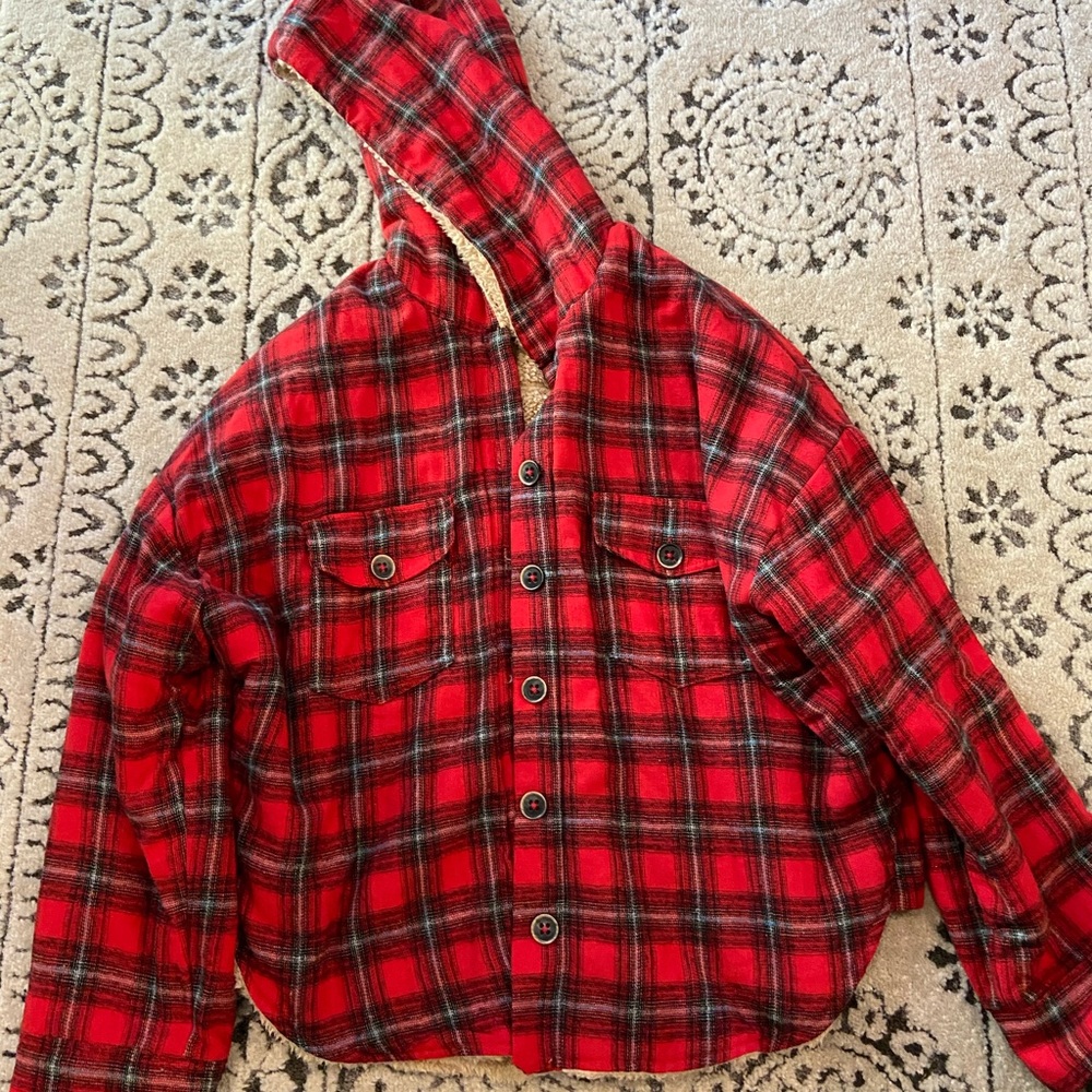 Button up hoodie